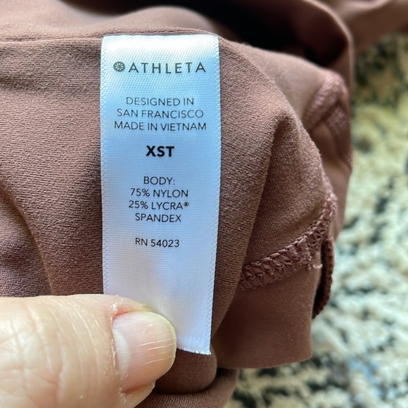 Athleta Powervita Saluation High Rise Jogger Pants XS Tall dusty rose - Picture 7 of 8